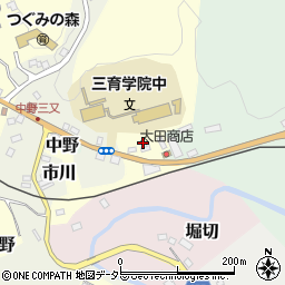 千葉県夷隅郡大多喜町中野36周辺の地図