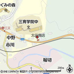 千葉県夷隅郡大多喜町中野584周辺の地図