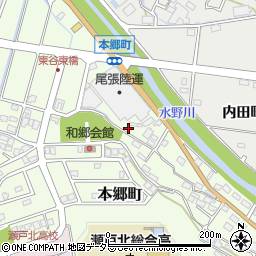 愛知県瀬戸市本郷町651周辺の地図