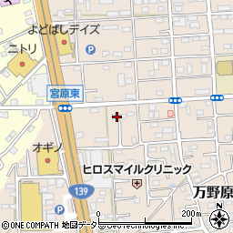静岡県富士宮市万野原新田3756周辺の地図