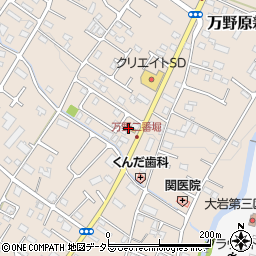静岡県富士宮市万野原新田3320-19周辺の地図