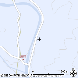 岡山県津山市加茂町倉見987-1周辺の地図