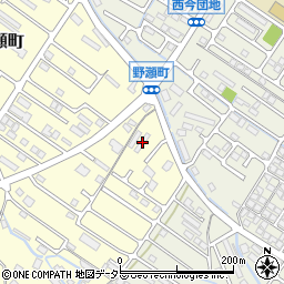 滋賀県彦根市野瀬町21-4周辺の地図