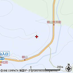 島根県大田市朝山町周辺の地図
