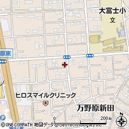 静岡県富士宮市万野原新田3893周辺の地図