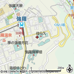 神奈川県足柄下郡箱根町強羅1300-550周辺の地図