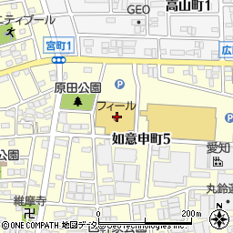 フィールネットワーク店周辺の地図