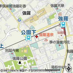 神奈川県足柄下郡箱根町強羅1300-437周辺の地図