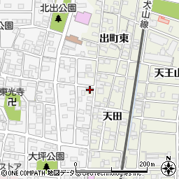 愛知県北名古屋市鹿田北天田258周辺の地図