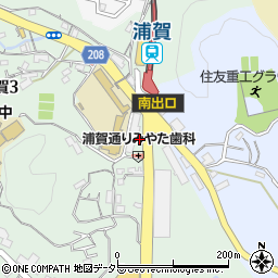 広香居 浦賀店周辺の地図