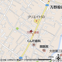 静岡県富士宮市万野原新田3320-18周辺の地図