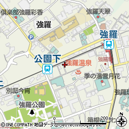 神奈川県足柄下郡箱根町強羅1300-436周辺の地図