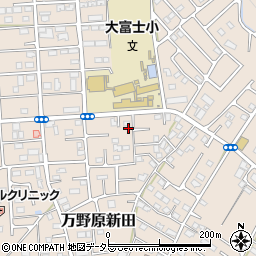 静岡県富士宮市万野原新田3983-14周辺の地図