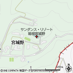 サンダンス・リゾート箱根宮城野周辺の地図