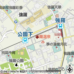 神奈川県足柄下郡箱根町強羅1300-47周辺の地図