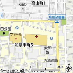 ペットコート春日井西店周辺の地図