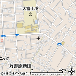 静岡県富士宮市万野原新田3985-5周辺の地図