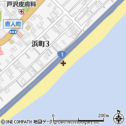 西湘バイパス周辺の地図