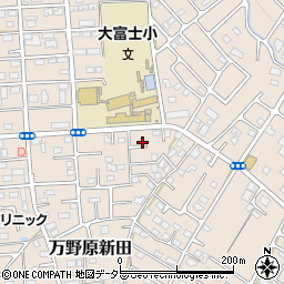 静岡県富士宮市万野原新田3984周辺の地図