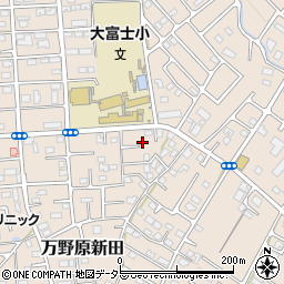 静岡県富士宮市万野原新田3984-9周辺の地図