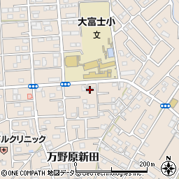 静岡県富士宮市万野原新田3983周辺の地図
