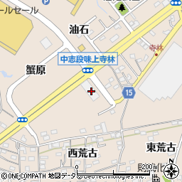 愛知県名古屋市守山区中志段味上寺林周辺の地図