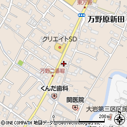 静岡県富士宮市万野原新田3323-12周辺の地図
