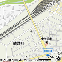愛知県春日井市熊野町2128-2周辺の地図