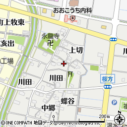 愛知県稲沢市祖父江町桜方上切1373-3周辺の地図
