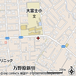 静岡県富士宮市万野原新田3984-1周辺の地図