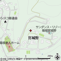 ベネフィット　ステーション　箱根宮城野周辺の地図