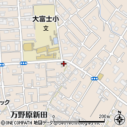 静岡県富士宮市万野原新田3985-1周辺の地図