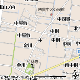 愛知県稲沢市祖父江町四貫中桐749周辺の地図