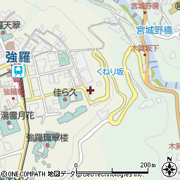 神奈川県足柄下郡箱根町強羅1300-5周辺の地図