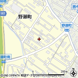 滋賀県彦根市野瀬町77-22周辺の地図