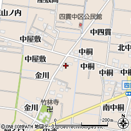 愛知県稲沢市祖父江町四貫中桐749-2周辺の地図