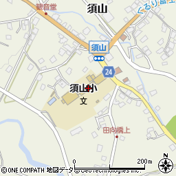 裾野市立須山小学校周辺の地図