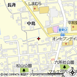 愛知県春日井市宮町中島95周辺の地図