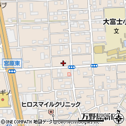 静岡県富士宮市万野原新田3874周辺の地図