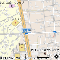 静岡県富士宮市万野原新田3764周辺の地図