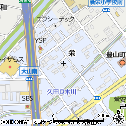 愛知県西春日井郡豊山町豊場栄周辺の地図