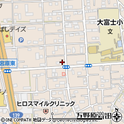 静岡県富士宮市万野原新田3875周辺の地図