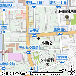 ザ・パーク小田原本町駐車場周辺の地図