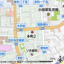 セブンイレブン小田原本町店周辺の地図