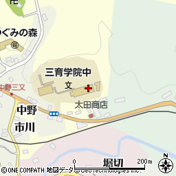 千葉県夷隅郡大多喜町中野589周辺の地図