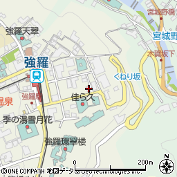 神奈川県足柄下郡箱根町強羅1300-389周辺の地図