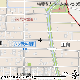 愛知県北名古屋市六ツ師松戸周辺の地図