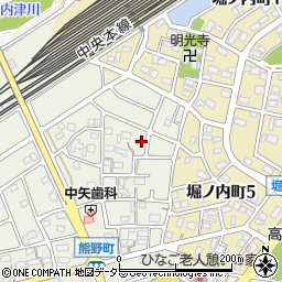 愛知県春日井市熊野町1954周辺の地図