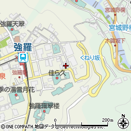 神奈川県足柄下郡箱根町強羅1300-12周辺の地図