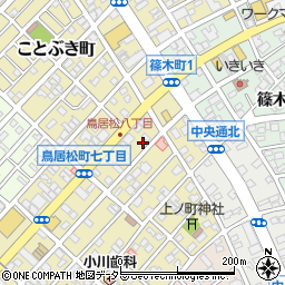 愛知県春日井市鳥居松町8丁目周辺の地図